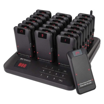 Retekess TD157P System Pagera Gości Restauracyjnych, 24 Pszczoły, 800M, brzęczyk