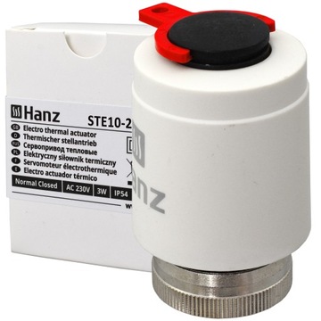 ПРИВОД для теплого пола, электромагнитный клапан M30x1,5 HANZ+ FAST AHQT+