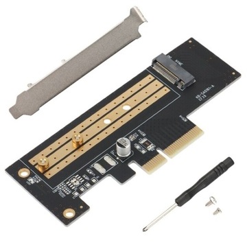 ADAPTER KARTA ROZSZERZEŃ PCI-E NVMe M2 DO DYSKÓW TWARDYCH X4/X8/X16