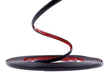 Лента декоративная самоклеящаяся MAT BLACK 6 мм - 8 метров 6мм/8м