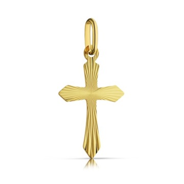 КРАСИВЫЙ ЗОЛОТОЙ КУЛОН 585 КРЕСТ