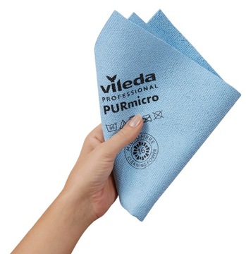 ŚCIERKA PURMICRO ACTIVE BLUE PROFESJONALNY ODPOWIEDNIK ACTIFIBRE VILEDA PRO