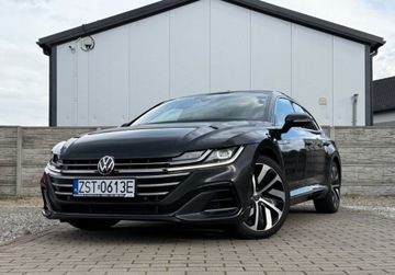 Volkswagen Arteon Fastback Facelifting 2.0 TDI 200KM 2021 Volkswagen Arteon 4x4 R-LINE panorama kamera360 skory masaze ACC FULL LED
