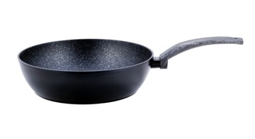 МРАМОРНАЯ СКОВОРОДА ТОЛСТАЯ, ГЛУБОКАЯ ВОК 26 СМ ИНДУКЦИЯ