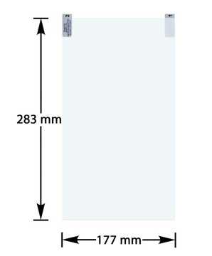 2szt. Folia ochronna na laptop 283 x 177 mm 13,1 cala 16:10