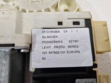 CITROEN C4 1 I MOTOREK ZVEDAČ OKNO LEVÝ PŘEDNÍ 997832-101
