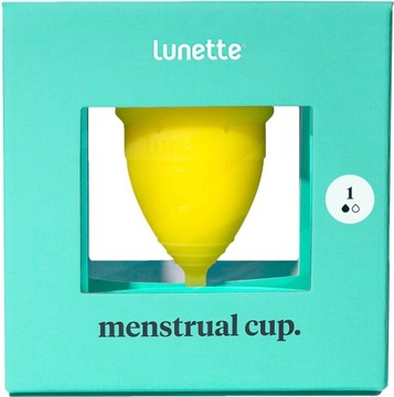 Kubeczek menstruacyjny model 1 +woreczek Lunette