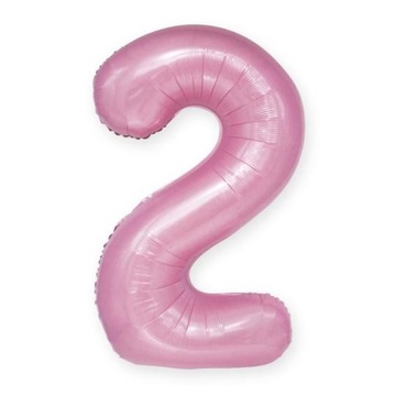 Balony foliowe różowe 100cm 2