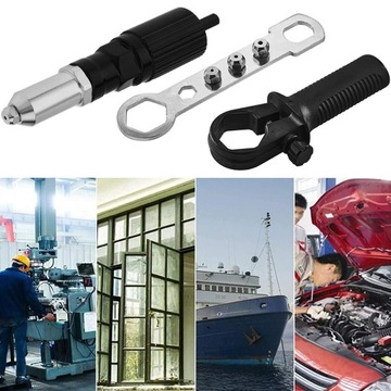 ЗАКЛЕПКА ЗАКЛЕПКА ДЛЯ ПЕРЕХОДНИКА ОТВЕРТКИ + 4 НАКОНЕЧНИКА