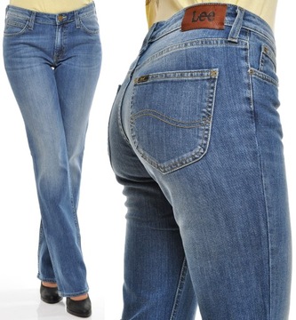 LEE spodnie JEANS regular MARION STRAIGHT W27 L33