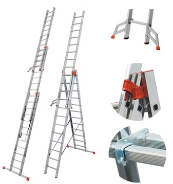 KRAUSE Tribilo drabina 3x12 szczebli 9,30 + Trigon