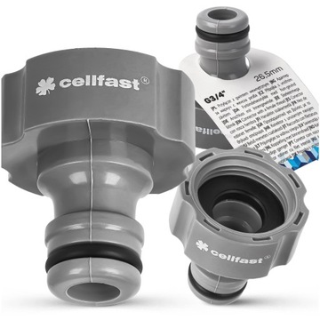 Шланг с соединительным краном и резьбой GW 3/4 Соединительная резьба IDEAL CELLFAST 3/4 дюйма