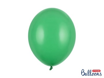 Balony zielone pastelowe, 30 cm, 5 szt.