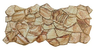 PANELE ŚCIENNE 3D PCV PIASKOWA SKAŁA PVC PIASKOWY KAMIEŃ DEKOR SAND ROCK
