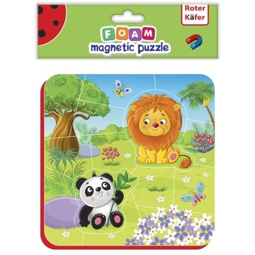 ROTER KAFER PIANKOWE MAGNESY PUZZLE ZOO