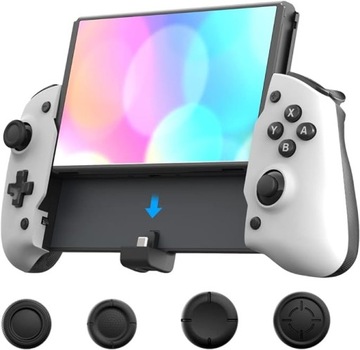 Pad Przewodowy Do Konsoli Nintendo Switch Biały ElecGear Kontroler