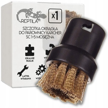 SZCZOTKA OKRĄGŁA do KARCHER SC1 SC2 SC3 SC4 SC5 MOSIĘŻNA KOŃCÓWKA