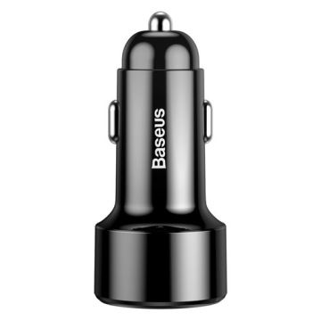 АВТОМОБИЛЬНОЕ ЗАРЯДНОЕ УСТРОЙСТВО BASEUS FAST 6A, 2x USB, МОЩНОСТЬ 45 Вт ДЛЯ СВЕТОДИОДНОГО ПРИКУРИВАТЕЛЯ