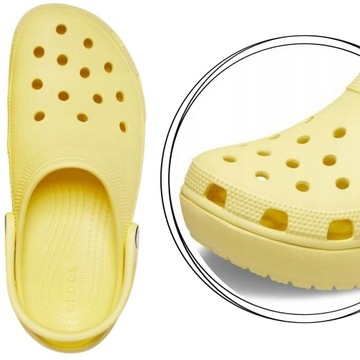 crocs damskie chodaki na platformie classic lekkie buty sportowe 36-37 w6