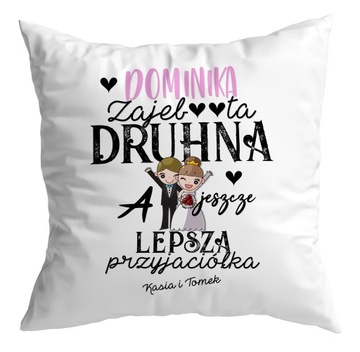 PODUSZKA podziękowania dla ŚWIADKÓW GOŚCI ŚLUB