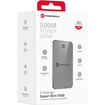 Powerbanka Qi2 pro MagSafe, indukční magnetický Usb-c kabel Forcell
