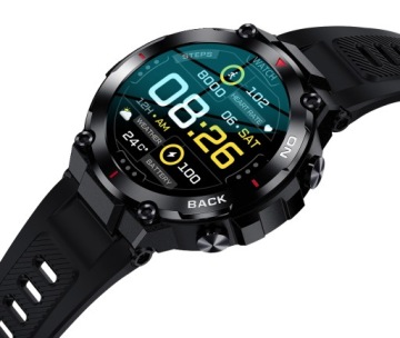 SMARTWATCH Мужской спортивный монитор сердечного ритма SpO2 GPS aGPS