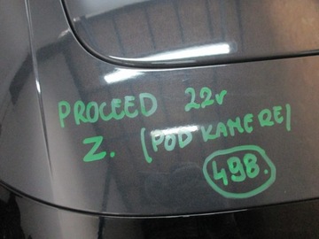 VÍKO KUFRU ZADNÍ KIA PROCEED PRO CEED 22R POD KAMERA