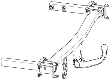 NOVÝ ODEPÍNACÍ ZAŘÍZENÍ(HÁK) TÁŽNÝ DO MERCEDES TŘÍDA E W211 SEDAN 03.2002-02.2009