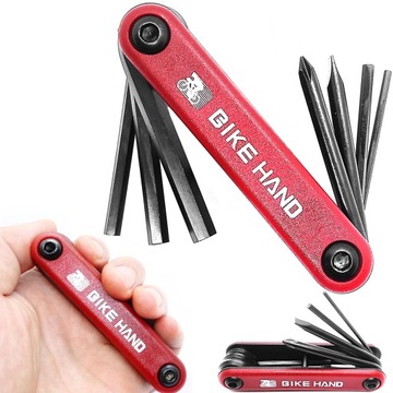 BIKE-HAND YC-267 SCYZORYK ROWEROWY KLUCZE W SCYZORYKU IMBUSY 7-FUNKCJI