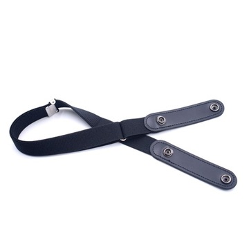 РЕГУЛИРУЕМЫЙ ЭЛАСТИЧНЫЙ РЕМЕНЬ БЕЗ ПРЯЖОК ДЛЯ БРЮК (ЧЕРНЫЙ)