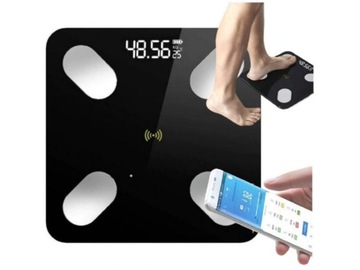 Waga łazienkowa bluetooth inteligentna analityczna