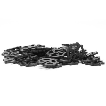 Проставки вертикальные 20мм звезда 100шт стержень 8-10мм