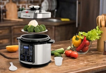 СКОРОВАРКА ELDOM SW500 5л PERFECT COOK 14 ПРОГРАММ СЕНСОРНАЯ ПАНЕЛЬ УПРАВЛЕНИЯ