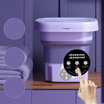 СКЛАДНАЯ МИНИ-ПОРТАТИВНАЯ СТИРАЛЬНАЯ МАШИНА, 8 Л