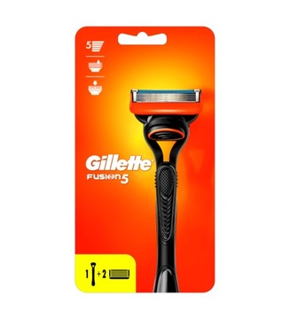 GILLETTE FUSION 5 MASZYNKA + 2 WKŁADY