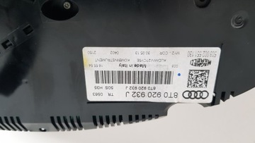 СЧЕТЧИК ЧАСОВ AUDI A5 8T0920932J