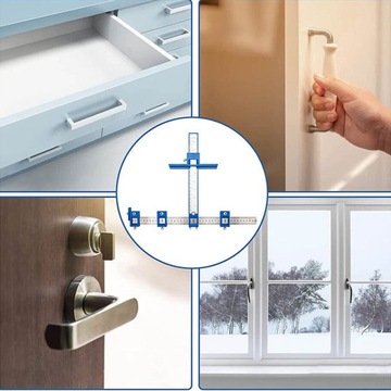 ШАБЛОН ДЛЯ ПЕТЕЛЬНЫХ ОТВЕРСТИЙ ФРЕЗЕРЫ СТОЛЯРНЫЙ НАБОР DIY ПРОФЕССИОНАЛЬНЫЙ