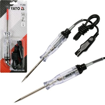 АВТОМОБИЛЬНЫЙ ТЕСТЕР НАПРЯЖЕНИЯ YATO 6-12В YT-2866