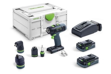 FESTOOL wiertarko-wkrętarka aku T18+3 HPC4,0 I-Set