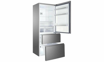 Серебристый холодильник HAIER A3FE742CMJ NO FROST A++