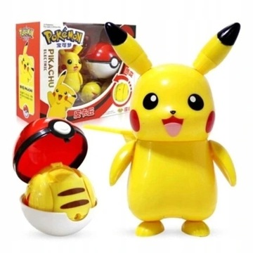 Pokeball Clip Składana figurka Pokemon Pikachu