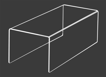 СТОЙКА СТОЙКА ДИСПЛЕЯ PLEXI STEP 25/10 см