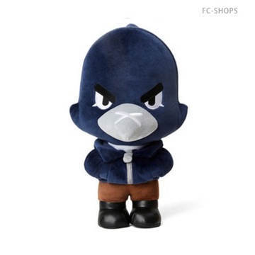 BRAWL STARS ORYGINALNA MIĘKKA MASKOTKA PLUSZAK ZADYMIARZ CROW KRUK 25cm