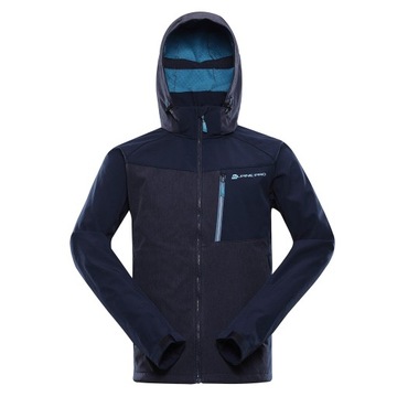 ALPINE PRO Kurtka trekkingowa męska softshell 8000 Lanc granatowy r.XL