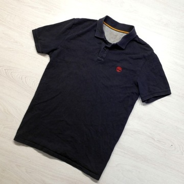 TIMBERLAND _ FIRMOWA KRÓTKA KOSZULKA POLO Z LOGO _ M/L