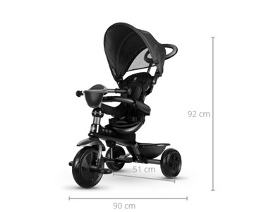 Трехколесный велосипед Qplay Cosy Black