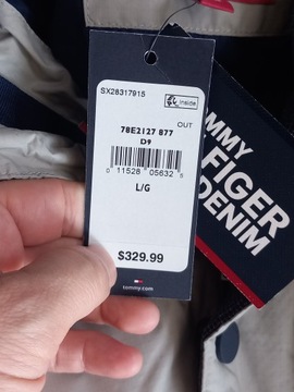 TOMMY HILFIGER KURTKA PUCHOWA ZIMOWA MĘSKA L