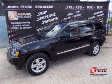 Jeep Grand Cherokee III 2005 Jeep Grand Cherokee BIALOLEKA 3.7 Benzyna (201 KM) Automat 2005r. KOMIS