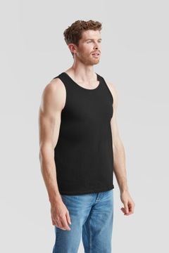 KOSZULKA NA RAMIĄCZKACH BOKSERKA TANK TOP FRUIT OF THE LOOM czarna 3XL