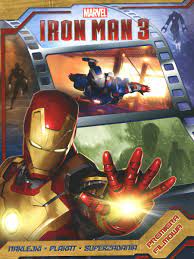 MARVEL IRON MAN 3. NAKLEJKI, PLAKAT, SUPER ZADANIA